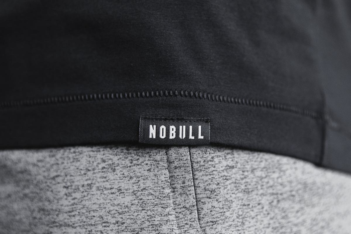 Nobull Lightweight Men's Long Sleeves Black | Australia (WK7061)